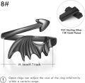 wholesale Sterling Silver Valentine s Day Angel Devil Wings Adjustable Ring Jewelry Gift-0-4