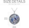 wholesale TOUPOP Christmas Gifts For Mom Tree Of Life Mother Necklace 925 Sterling Silver Mother And Daughter/son Jewelry Birthday Gifts For Women Grandma Wife -0-5