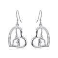 TOUPOP Sterling Silver Crystal Gymnast Stud Earrings Gymnastics Gift-0-0