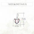wholesale 925 Sterling Silver Heart Baseball Soccer Dangle Drop Sports Themed Earrings Gifts for Women-0-5