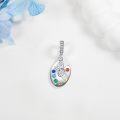 wholesale 925 Sterling Silver Artist Palette Charm Beads Fits Bracelets Necklace Jewelry for Women-0-2