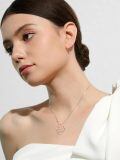 wholesale 925 Sterling Silver Heart Pendant With Rose And Mom Engraving-0-1