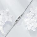 wholesale 925 Sterling Silver Mushroom Moon Star Bar Bracelet Oxidized Silver Rope Chain Jewelry-0-2
