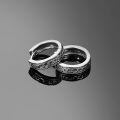 wholesale 925 Sterling Silver Celtic Knot Hoop Huggie Earrings  for Men & Women-0-3
