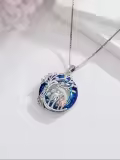 TOUPOP 925 Sterling Silver Tree Of Life Elephant Necklace For Mom Women-0-2