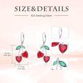 wholesale 925 Sterling Silver Cherry/strawberry/lemon/pineapple/banana Earrings Fruit Earrings Fruit Jewelry Christmas Gifts For Women -0-1