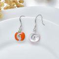 wholesale 925 Sterling Silver Pumpkin Ghost Drop Earrings Halloween Gift for Women Girls-0-3