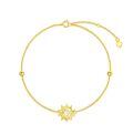 wholesale 14k Gold Sun Moon Star Opal Charm Bracelet For Women-0-0