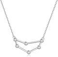 wholesale 925 Sterling Silver Austrian Crystal Zodiac Pendant Necklace - 12 Constellations Astrology s for Women-0-0