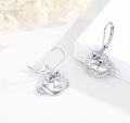 wholesale 925 Sterling Silver Tea Cup Koala Dangle Earrings for Women Girls Gift 925 Sterling Silver Jewelry Accessories-0-1