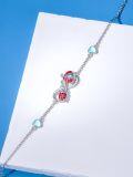wholesale 925 Sterling Silver Infinity Love Ladybug Heart Charm Bracelet for Women and Girls-0-3