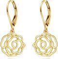 wholesale 14K Gold Celtic Knot Circle Drop Earrings with Leverbacks - Fine  for Women-0-1