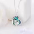 wholesale 925 Sterling Silver French Bulldog Bone Shape Pendant Necklaces Wholesale for Women Dog Lovers -0-3