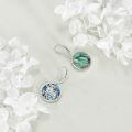 wholesale 925 Sterling Silver Owl Dangle Earrings-0-2