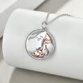 wholesale 925 Sterling Silver Rose Gold Moon Mother Daughter Necklace I Love You to the Moon and Back Elegant Matching Pendant Gift for Women-0-1