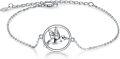 wholesale 925 Sterling Silver Hummingbird Circle Anklet - Mothers Day Gift-0-0