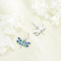 wholesale 925 Sterling Silver Dragonfly Dangle Earrings for Women Cute Animal s-0-2