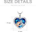 wholesale 925 Sterling Silver Heart Love Forever Couple Pendant Necklace-0-4