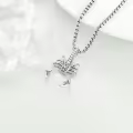 wholesale 925 Sterling Silver Gold Plated Scorpion Pendant Necklaces Wholesale for Men Women Gothic Punk Style  47cm Chain Length-0-3
