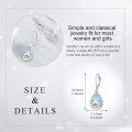 wholesale 925 Sterling Silver Turtle With Palm Tree Teardrop Earrings-0-4