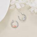 wholesale 925 Sterling Silver Pig Hoop Earrings - Adorable Animal  for Girls and Women-0-3
