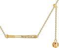 wholesale Gold 925 Sterling Silver Baseball Bat Pendant Necklace for Sports Lovers - Never Give Up Motivational Gifts-0-0