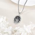 wholesale 925 Sterling Silver Saint Raphael Religious Pendant Necklace-0-5