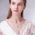 wholesale 925 Sterling Silver Blue Crystal Heart Elephant Urn Pendant Necklace for Ashes Keepsake s for Women-0-6
