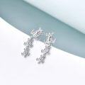 wholesale 925 Sterling Silver Sea Turtle Ear Climber Earrings for Women - Hypoallergenic Jewelry-0-4