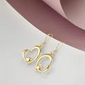 TOUPOP Sterling Silver Heart Dangle Drop Earrings Jewelry Gifts-0-2