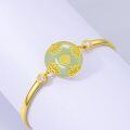 wholesale 14K Gold Plated Sterling Silver Jade Bracelet for Women Lotus Sunflower Tree of Life Hummingbird Dragonfly Bee Butterfly Cat Birthday Mothers Day Gifts for Mom Grandma-0-19