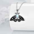 wholesale 925 Sterling Silver Moonstone Butterfly Pendant Necklace - Unique s for Her-0-1