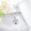 wholesale 925 Sterling Silver 12 Birthstones Tree of Life Necklace for Mom-0-2