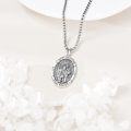 wholesale 925 Sterling Silver St Christopher Travelers Medal Pendant Necklace for Men & Women-0-1