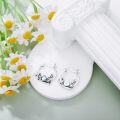 wholesale Sterling Silver Moonstone Retro Owl Hummingbird Butterfly Dragonfly Hoop Earrings-0-3