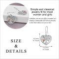 wholesale 925 Sterling Silver Heart Tree of Life Owl Dangle Drop Earrings for Women Girls Mom Daughter Gift-0-5