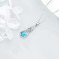 wholesale Sterling Silver Celtic Knot Necklace Irish Pendant Jewelry Gift for Women-0-7