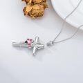 wholesale Sterling Silver Urn Cross Necklace for Ashes Cremation Jewelry with Funnel Kit-0-10