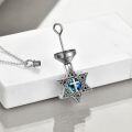 wholesale 925 Sterling Silver & Ashes Star of David Pendant Necklace - Symbol of Love, Luck & Eternity - Gift for Women-0-1