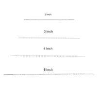 wholesale 925 Sterling Silver Long Chain Earrings-White 2 Inches