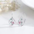 wholesale 925 Sterling Silver Sloth Heart Drop Dangle Leverback Earrings for Women Girls Gifts-0-1