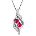 TOUPOP Sterling Silver & Birthstone Necklace: Sister Gift-0-0