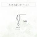wholesale 925 Sterling Silver Snake Shape Dangle Drop Huggie Hoop Earrings for Women -0-4