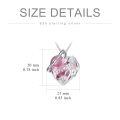 wholesale 925 Sterling Silver Mom Heart Shape Animal Pendant Necklaces for Women Girls Family Love Gift-0-74