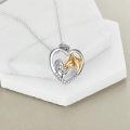 wholesale Sterling Silver Stone Horse Pendant Necklace for Women Horse Gift-0-8