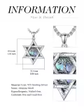 TOUPOP Sterling Silver Tree Of Life Protection Amulet Pendant Necklace-0-3