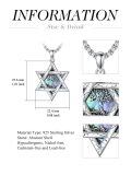 TOUPOP Sterling Silver Tree Of Life Protection Amulet Pendant Necklace-0-3