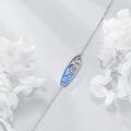 wholesale 925 Sterling Silver Blue Opal Surfer Girl Bracelet for Women - Surfboard Wonderland  Idea-0-4