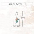 wholesale Sterling Silver Lily of the Valley Rose Daisy Floral Dangle Earrings-0-2