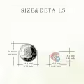 wholesale 925 Sterling Silver Heart-Shaped Moonstone Hedgehog Stud Earrings for Women and Men-0-4
